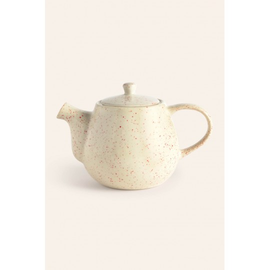 Calma House - Κεραμική Τσαγιέρα Chip Red