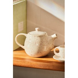 Calma House - Κεραμική Τσαγιέρα Chip Red