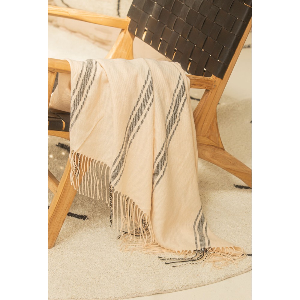 Calma House - Κουβερτάκι Καναπέ Capri Ecru 120x180cm