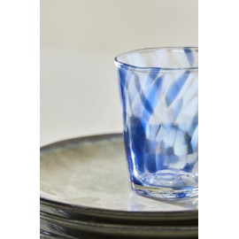Calma House - Γυάλινο Ποτήρι Beira Blue 8x9cm