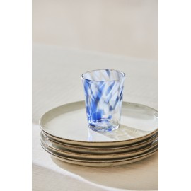 Calma House - Γυάλινο Ποτήρι Beira Blue 8x9cm