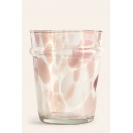 Calma House - Γυάλινο Ποτήρι Beira Pink 8x10cm