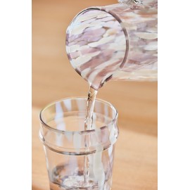 Calma House - Γυάλινο Ποτήρι Beira Pink 8x10cm