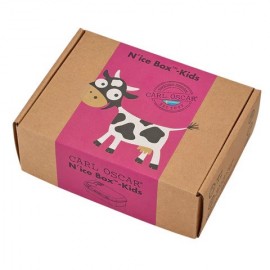 Carl Oscar - Φαγητοδοχείο με παγοκύστη N'ice Box Αγελάδα Μωβ