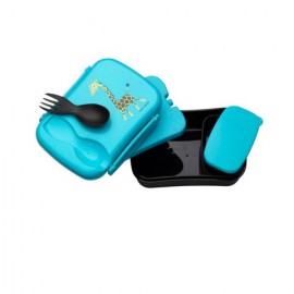 Carl Oscar - Φαγητοδοχείο με παγοκύστη N'ice Box Καμηλοπάρδαλη Τυρκουάζ