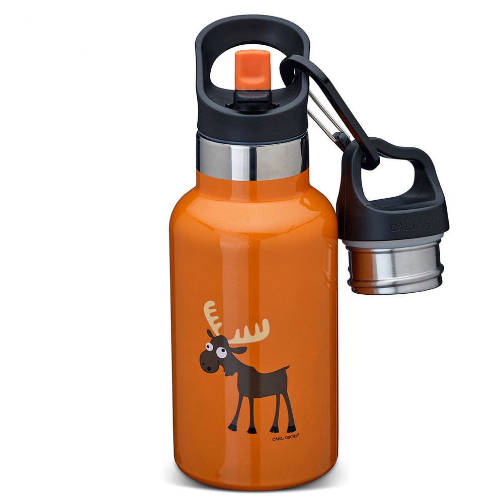 Carl Oscar - Ανοξείδωτο Μπουκάλι Θερμός 350ml TEMPflask Τάρανδος Πορτοκαλί