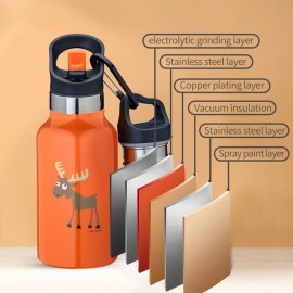 Carl Oscar - Ανοξείδωτο Μπουκάλι Θερμός 350ml TEMPflask Τάρανδος Πορτοκαλί
