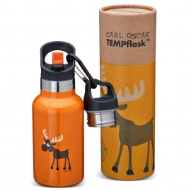 Carl Oscar - Ανοξείδωτο Μπουκάλι Θερμός 350ml TEMPflask Τάρανδος Πορτοκαλί