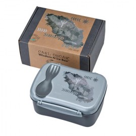 Carl Oscar - Φαγητοδοχείο με παγοκύστη Wisdom N'ice Box Δύναμη Γκρι