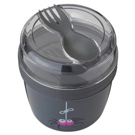 Carl Oscar - Φαγητοδοχείο με δίσκο ψύξης μεγάλο N'ice Cup L Αράχνη Γκρι