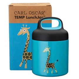 Carl Oscar - Ανοξείδωτο Θερμός Φαγητοδοχείο 300ml TEMP LunchJar Καμηλοπάρδαλη Τυρκουάζ