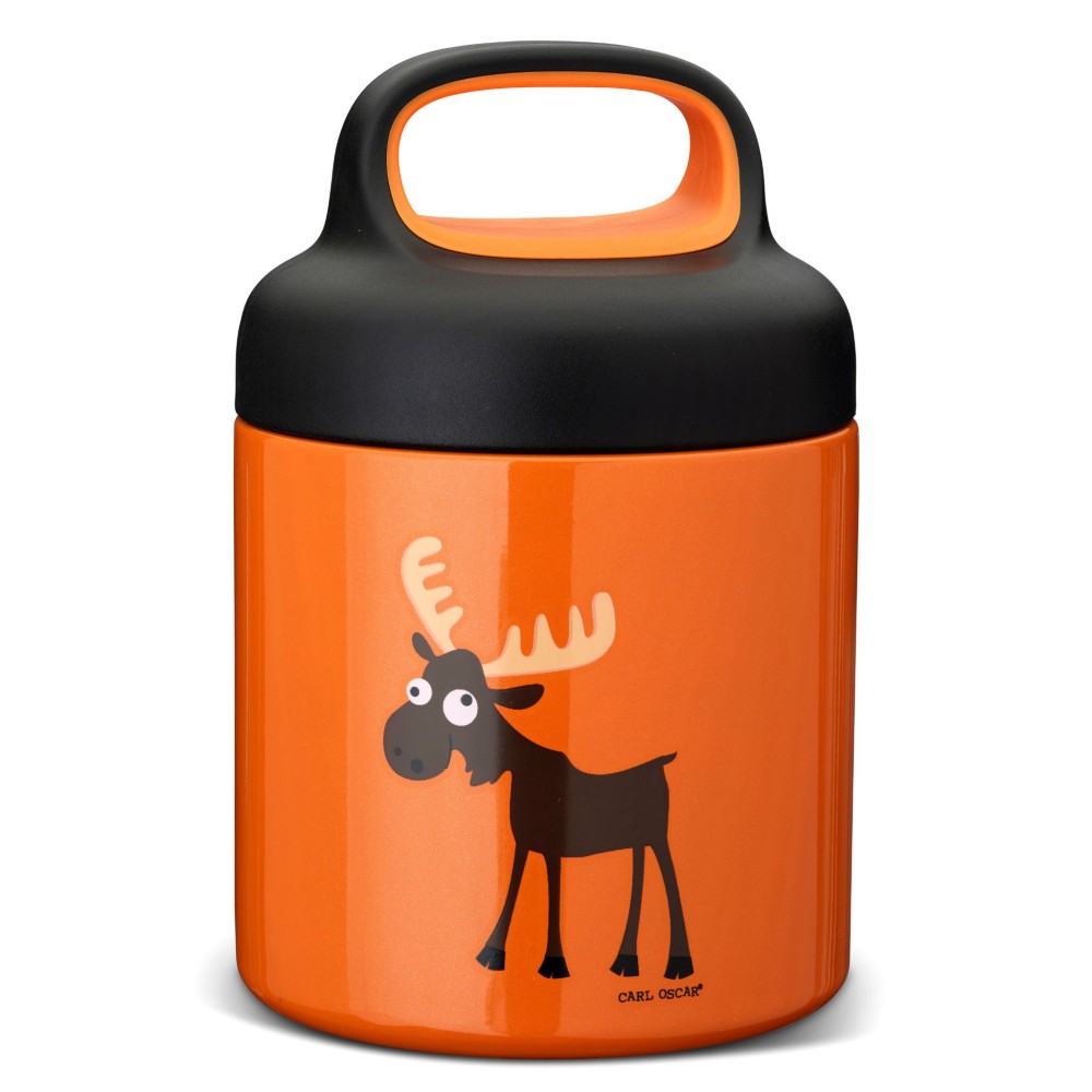 Carl Oscar - Ανοξείδωτο Θερμός Φαγητοδοχείο 300ml TEMP LunchJar Τάρανδος Πορτοκαλί