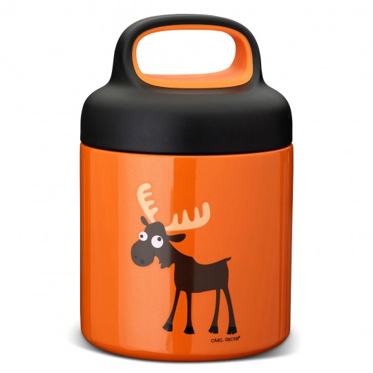 Carl Oscar - Ανοξείδωτο Θερμός Φαγητοδοχείο 300ml TEMP LunchJar Τάρανδος Πορτοκαλί