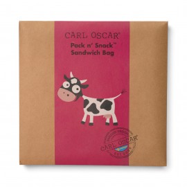 Carl Oscar - Ισοθερμική Θήκη για Σάντουιτς Pack n’ Snack Αγελάδα Μωβ