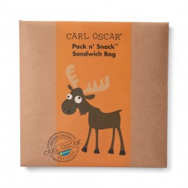 Carl Oscar - Ισοθερμική Θήκη για Σάντουιτς Pack n’ Snack Τάρανδος Πορτοκαλί