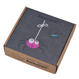 Carl Oscar - Στρογγυλό Φαγητοδοχείο Με Θήκες 18cm BentoDISC™ Αράχνη Γκρι