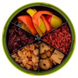 Carl Oscar - Στρογγυλό Φαγητοδοχείο Με Θήκες 18cm BentoDISC™ Μαϊμού Λάιμ