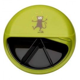 Carl Oscar - Στρογγυλό Φαγητοδοχείο Με Θήκες 18cm BentoDISC™ Μαϊμού Λάιμ