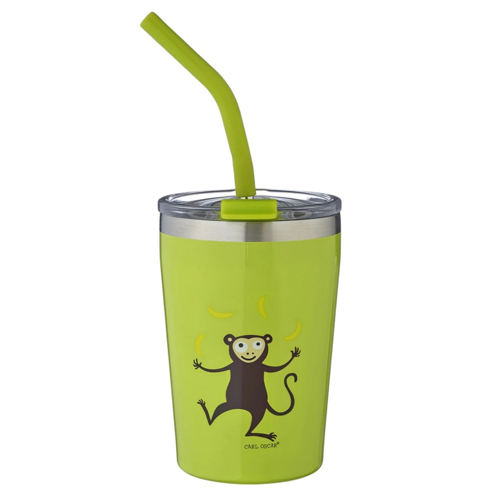 Carl Oscar - Ανοξείδωτο Ποτήρι Θερμός Tumbler 250ml Μαϊμού Λάιμ