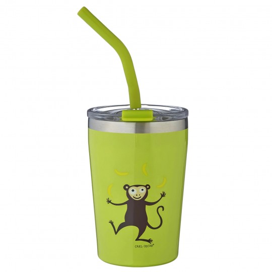 Carl Oscar - Ανοξείδωτο Ποτήρι Θερμός Tumbler 250ml Μαϊμού Λάιμ