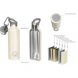 Carl Oscar - Ανοξείδωτο Μπουκάλι Θερμός 700ml TEMPflask Γκρεζ