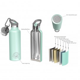 Carl Oscar - Ανοξείδωτο Μπουκάλι Θερμός 700ml TEMPflask Πράσινο