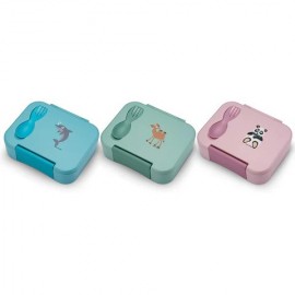 Carl Oscar - Φαγητοδοχείο Με Χωρίσματα BentoBOX Καμήλα Πράσινo