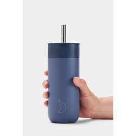 Chillys Bottles - Coffee Cup Series 2 Switch Whale Blue 500ml Chillys Bottles - Coffee Cup Series 2 Switch Whale Blue 500ml