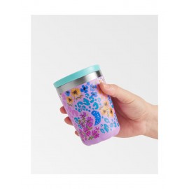 Chillys Bottles - Coffee Cup Floral Leopard Blossom 340ml