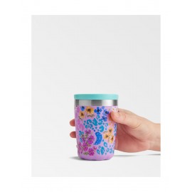 Chillys Bottles - Coffee Cup Floral Leopard Blossom 340ml