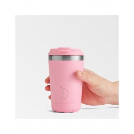 Chillys Bottles - Coffee Cup Original Pastel Pink 340ml