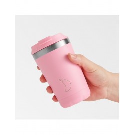 Chillys Bottles - Coffee Cup Original Pastel Pink 340ml