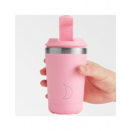 Chillys Bottles - Coffee Cup Original Pastel Pink 340ml