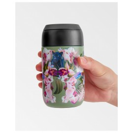 Chillys Bottles - Coffee Cup Series 2 Botanicals Orchid Panther 340ml
