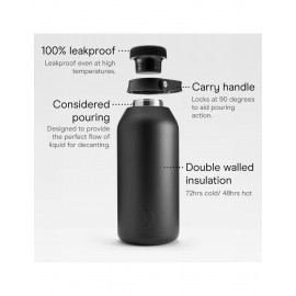 Chillys Bottles - Μπουκάλι Θερμός Series 2 Big Mouth Abyss Black 4L Bottle