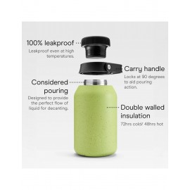 Chillys Bottles - Μπουκάλι Θερμός Series 2 Big Mouth Limelite Flech 2L Bottle