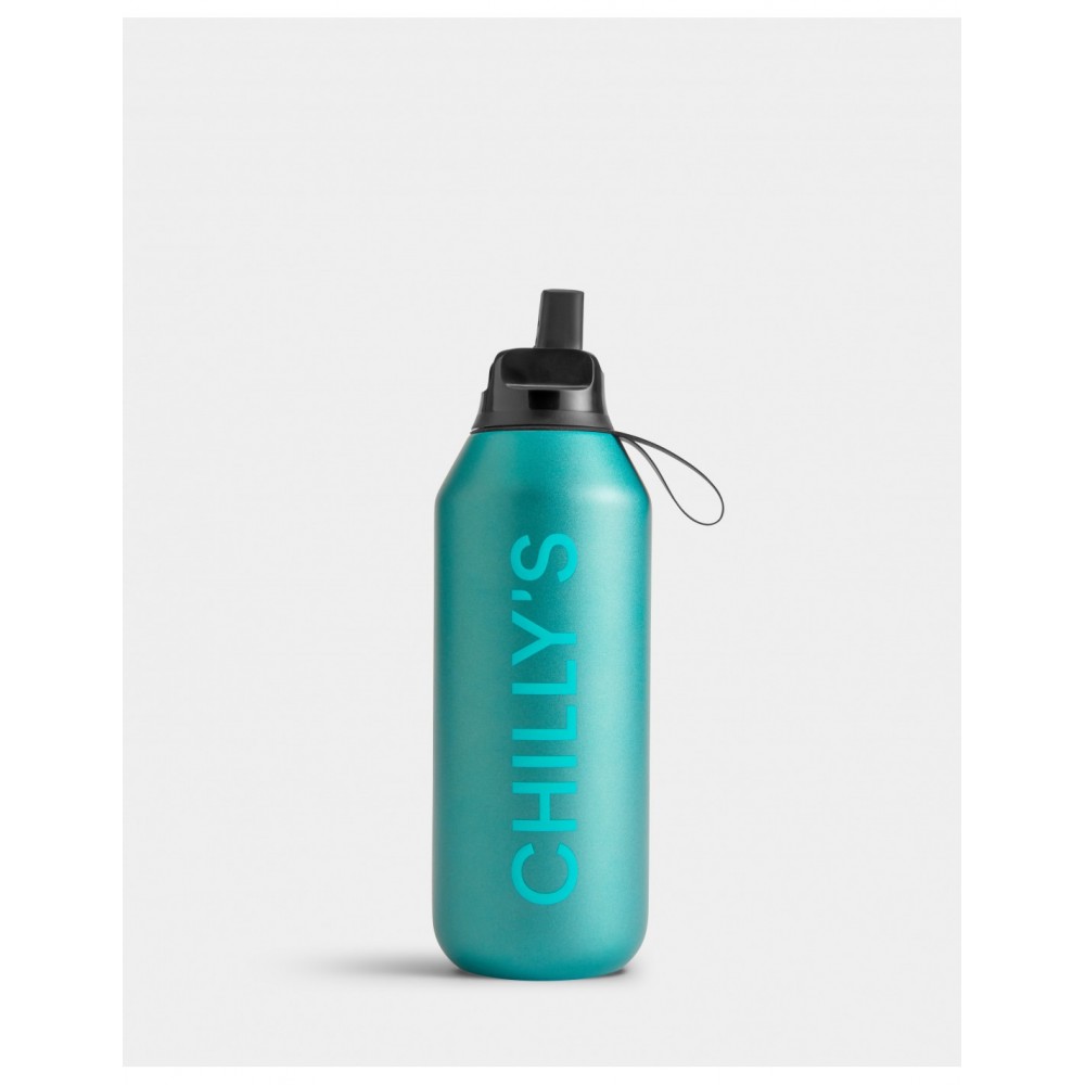 Chillys Bottles - Μπουκάλι Θερμός Series 2 Flip Metallic Atlantis 500ml