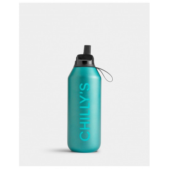 Chillys Bottles - Μπουκάλι Θερμός Series 2 Flip Metallic Atlantis 500ml
