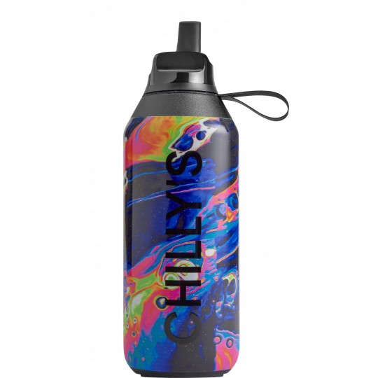 Chillys Bottles - Μπουκάλι Θερμός Series 2 Flip Neon Galaxy 500ml