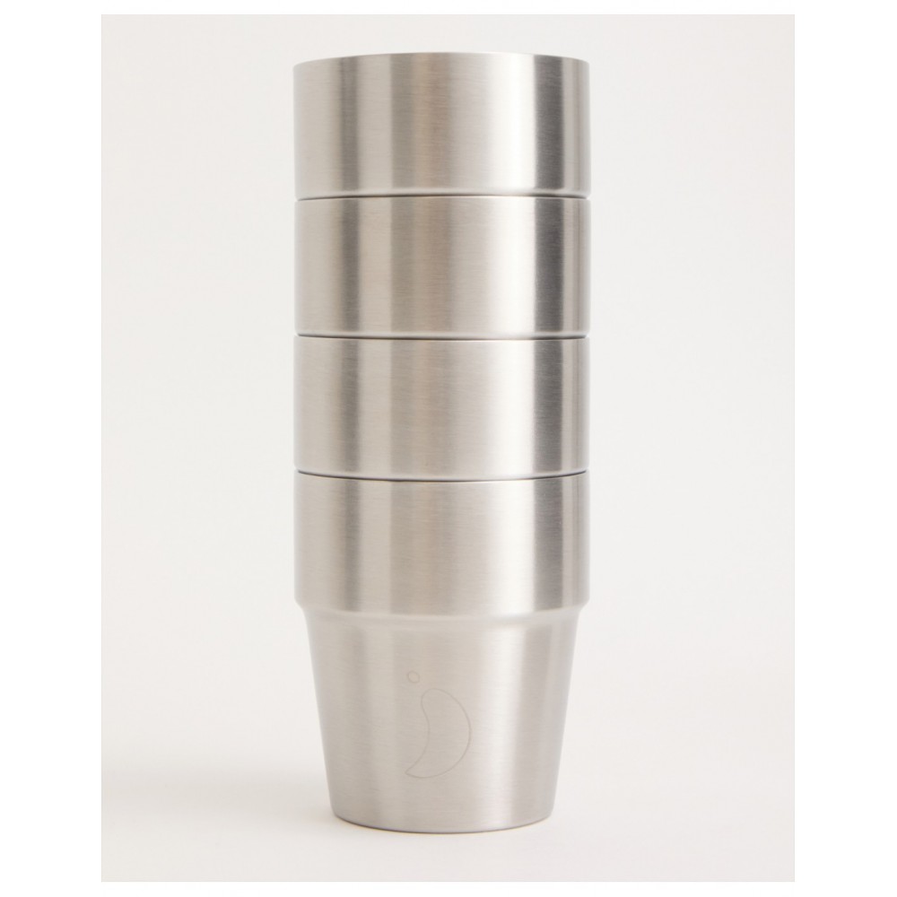 Chillys Bottles - Σετ 4 Ανοξείδωτα Ποτήρια 300ml