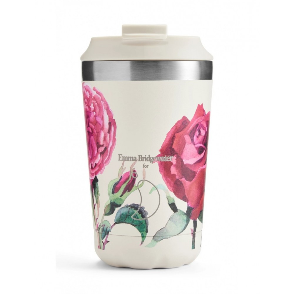 Chillys Bottles - Coffee Cup E.B. Roses 340ml Chillys Bottles - Coffee Cup E.B. Roses 340ml