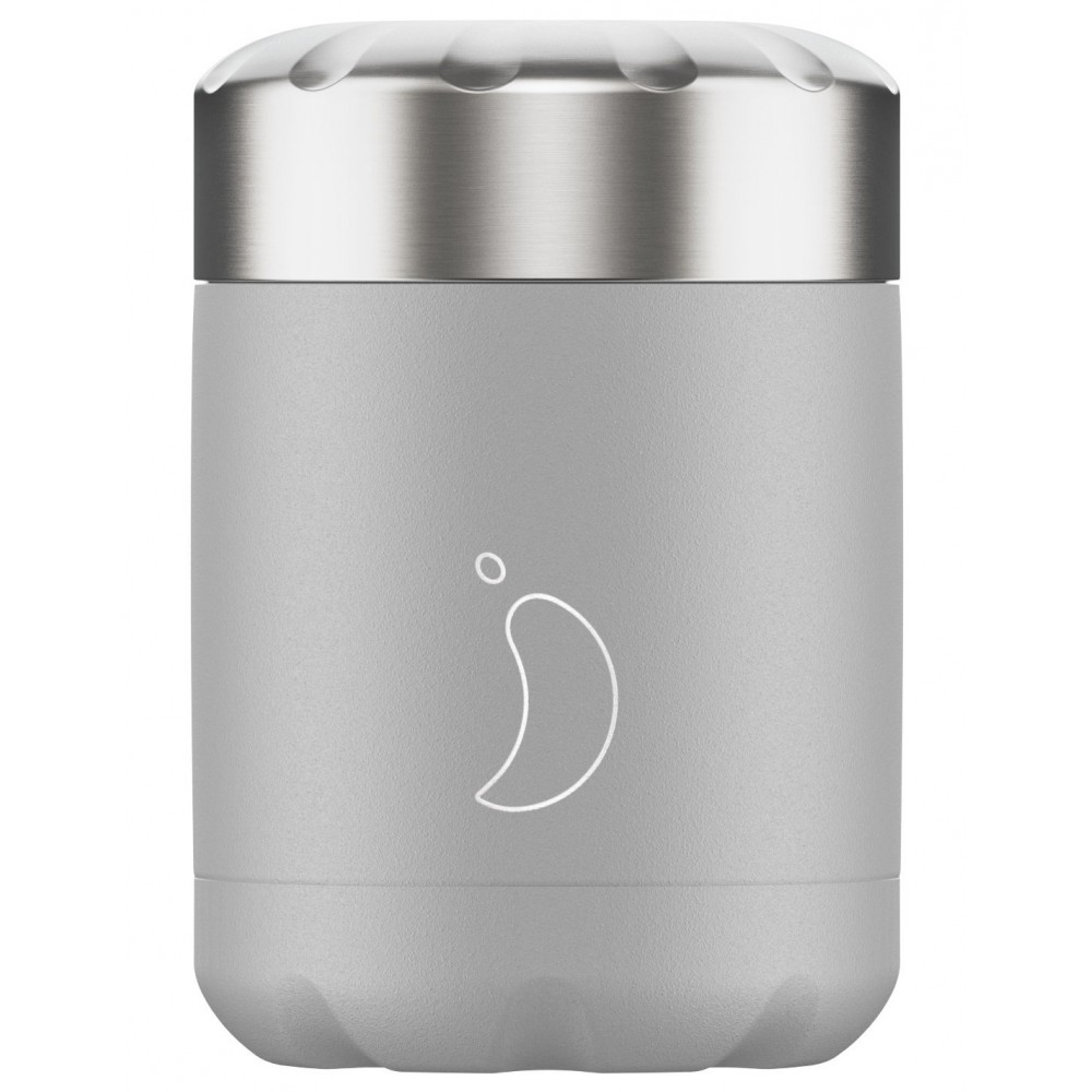 Chillys Bottles - Food Pot Θερμός Light Grey 300ml