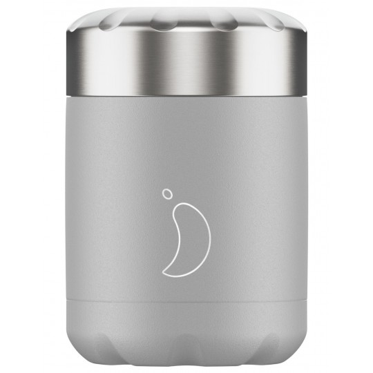 Chillys Bottles - Food Pot Θερμός Light Grey 300ml