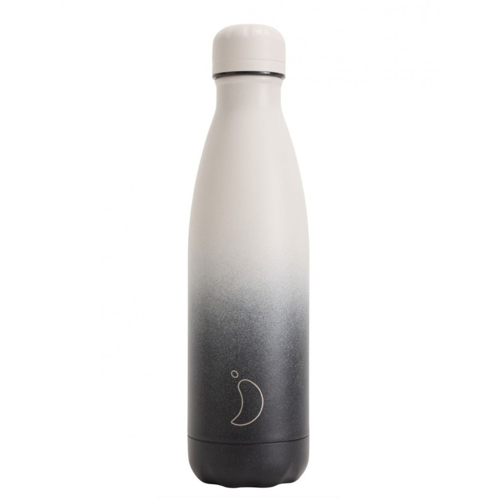 Chillys Bottles - Μπουκάλι Θερμός Gradient Blabk Pebble 500ml