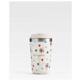 Chillys Bottles - Coffee Cup E.B. Polka Bees 340ml