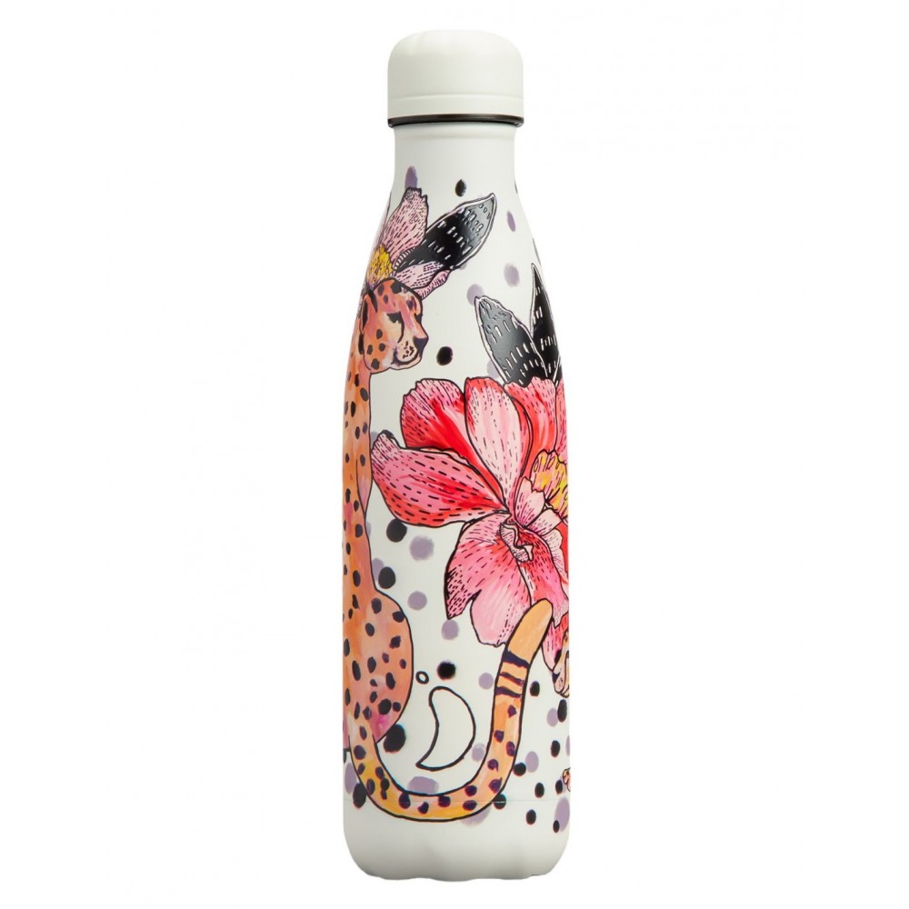 Chillys Bottles - Μπουκάλι Θερμός Tropical Cheetah Jungle 500ml