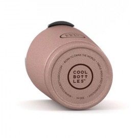 Cool Bottles - Ανοξέιδωτο Ποτήρι Θερμός Metallic Rose 330ml