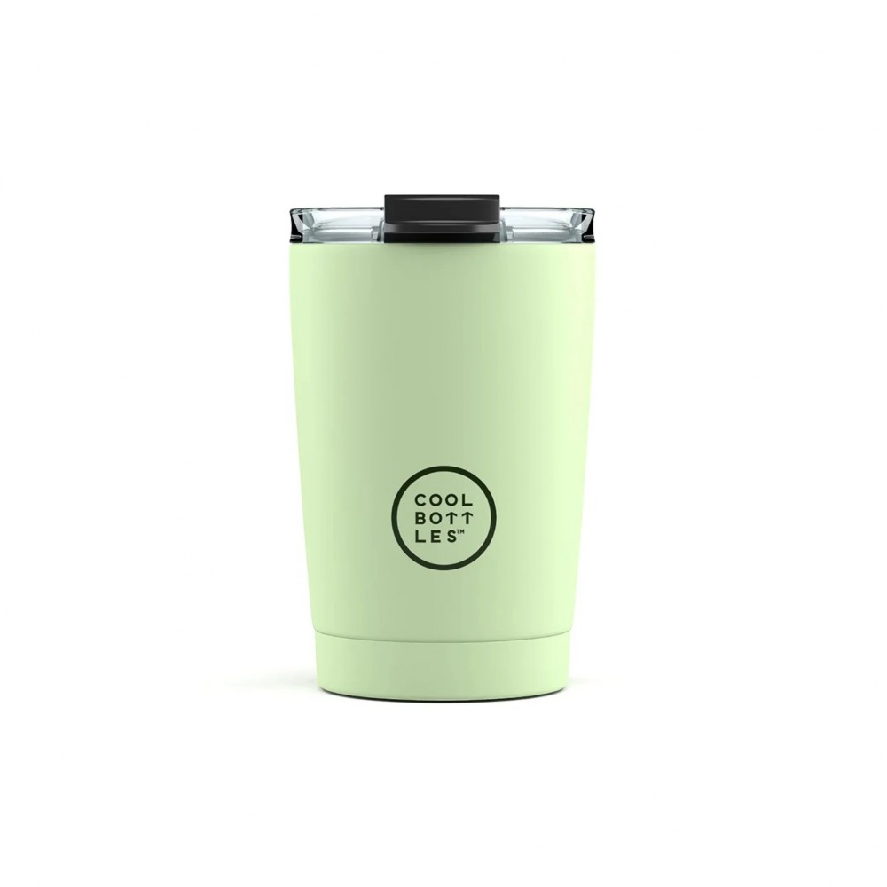 Cool Bottles - Ανοξέιδωτο Ποτήρι Θερμός Pastel Green 330ml