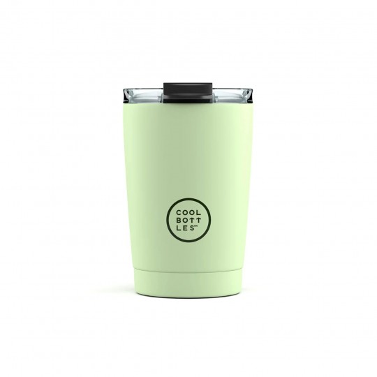 Cool Bottles - Ανοξέιδωτο Ποτήρι Θερμός Pastel Green 330ml