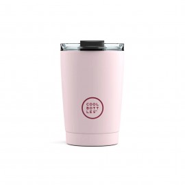 Cool Bottles - Ανοξέιδωτο Ποτήρι Θερμός Pastel Pink 330ml
